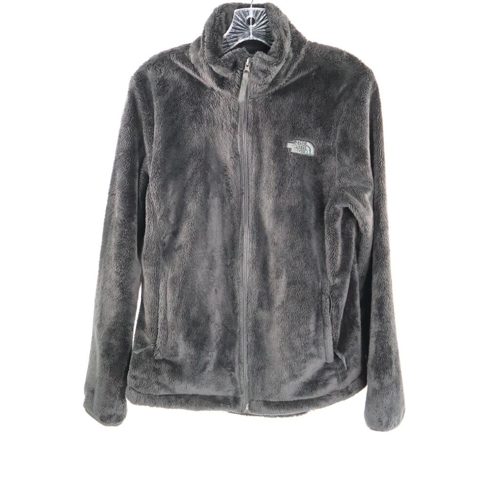 The North Face Jacket Osito Fuzzy Fleece Hiking Outdoor Logo Womens Size Medium